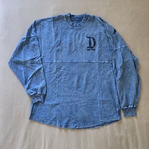 Disneyland Denim Acid Wash Blue Spirit Jersey Disney Parks, M